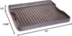 Camp Chef Reversible Pre-Seasoned Cast Iron Griddle, Cooking Surface 14 in. x 16, Black