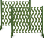 vingli 2 packs expandable garden fence, 27.55in freestanding, main product view