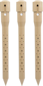 14 in. DEEP DRIP Plant Watering Stake (3 Pack) (Tan) | UV-Protected ABS Plastic Deep Root Irrigation Spike for Yard Plants, Shrubs, Vines