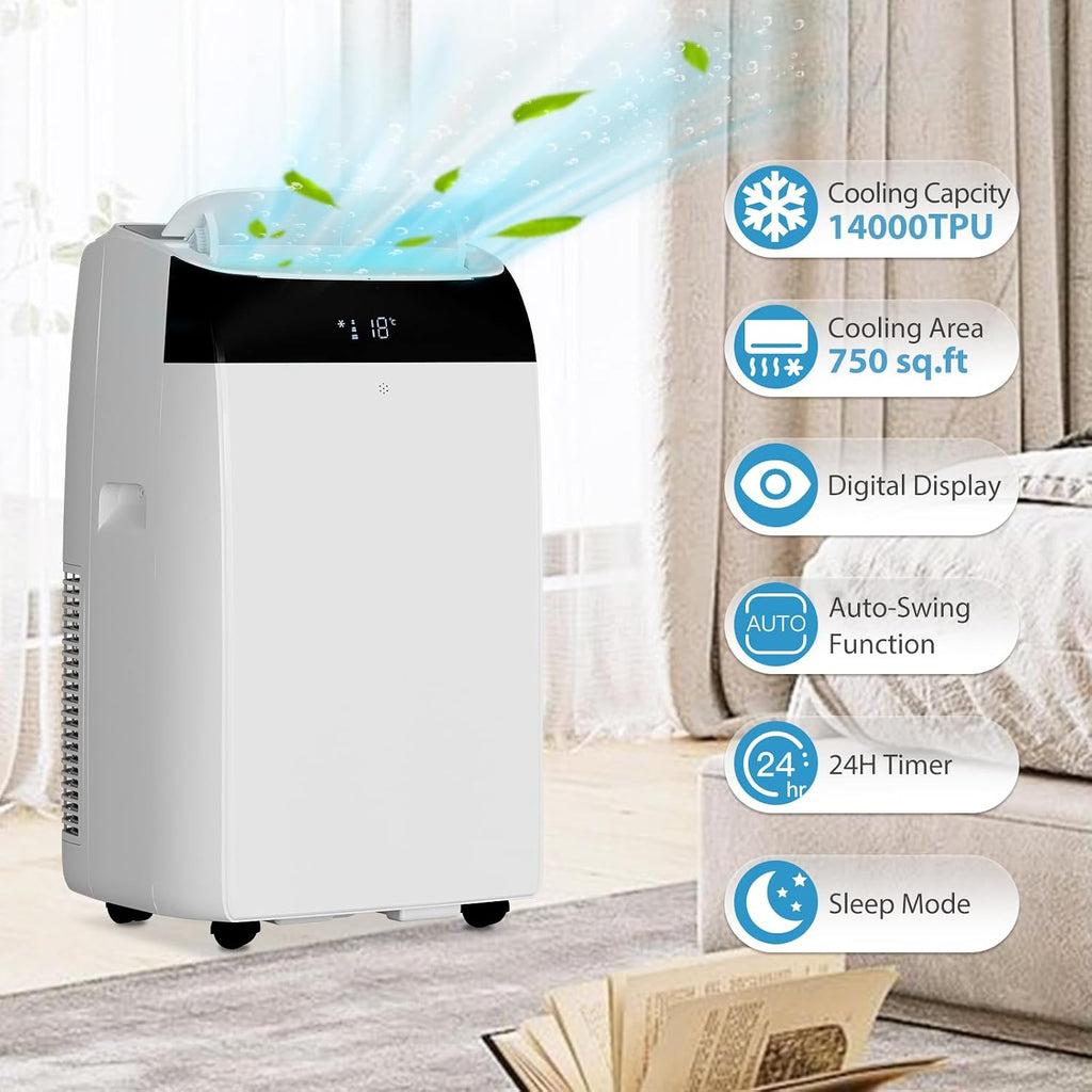 garvee 14000 btu (10200 btu sacc) ac unit shown in use