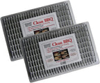 Disposable Aluminum Grill Liners Set of 24 Sheets of Grill Toppers
