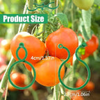 Hysagtek 200 Pcs Plant Clips for Climbing Plants Garden Clips Plant Support Clip for Tomato Gardening Clip for Support & Securing Plants