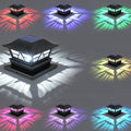 solar post lights outdoor waterproof rgb color changing, main product view