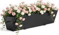railing planter for outdoor plants 36'' metal hanging, main product view