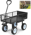 vevor 500 lbs steel garden cart with work, main product view