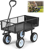 vevor 500 lbs steel garden cart with work, main product view
