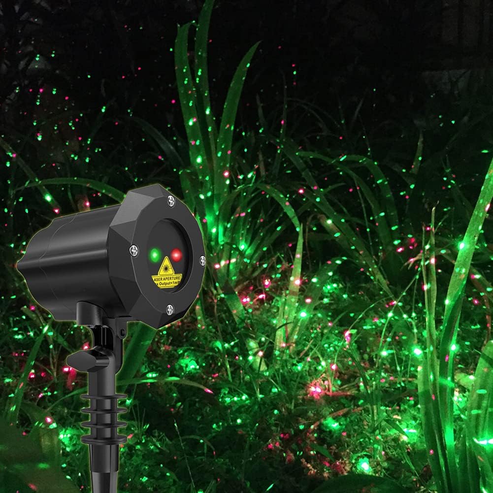 Garden Lights Moving Laser Christmas Lights Star Projector for Home and Garden