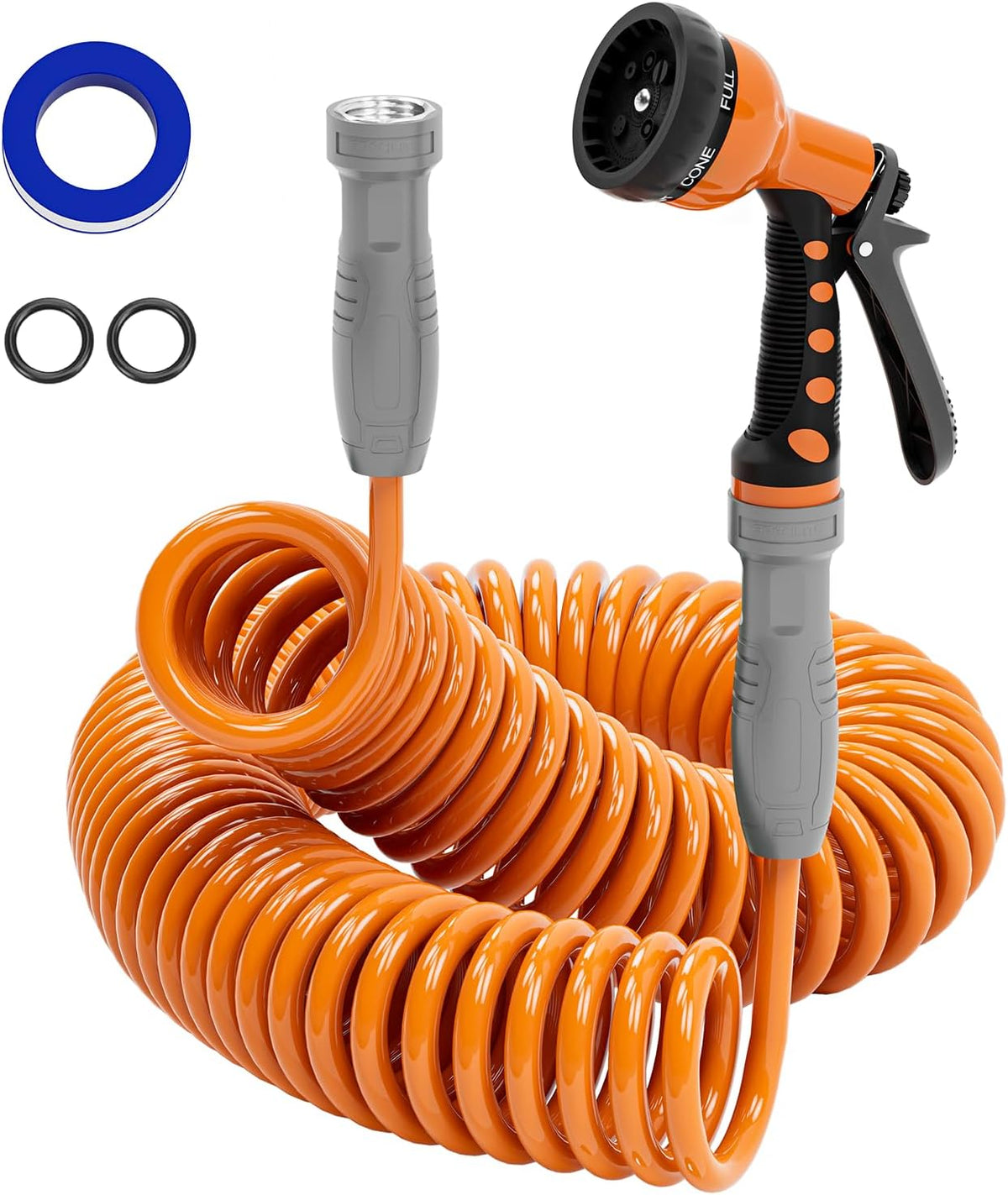 specilite 3/8" lightweight coil garden hose 75 ft, main product view