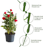 4 Pack Tomato Cage for Garden Plant Support, 24 inches Small Tomato Cages Tomato Trellis with Adjustable Rings, Plant Stakes for Peony Support, Tomato Stakes Rings for Climbing Plants
