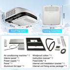 115v air conditioner 15000btu rooftop rv air conditioner on a desk or shelf