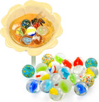 20pcs Bee Watering Station Marbles, Drowning Prevention - Garden Decoration