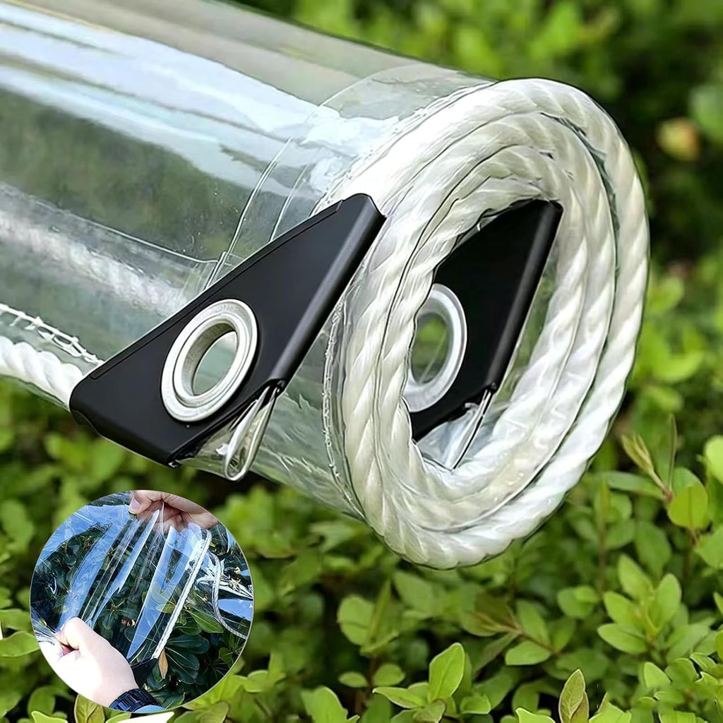 clear tarp with grommets,vinyl tarpaulin heavy duty (12, main product view