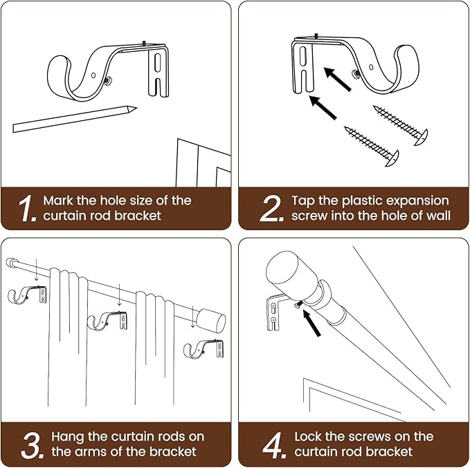 1” Diameter Silver Curtain Rod Itself is 30-90 Inch 2 Pack, Fit 30 to 84 Inch Windows with Heavy Duty Adjustable Telescopic Rod，Splicing Metal Extra Long Curtain Rod for Windows
