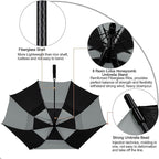 G4Free 47/54/62/68/72 Inch Automatic Open Golf Umbrella Oversize Extra Large Double Canopy Vented Windproof Waterproof Stick Umbrellas