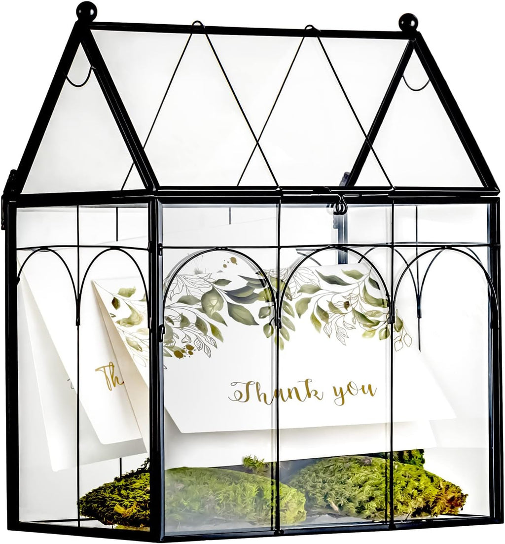 ncyp glass terrarium with lid for cacti, moss, main product view