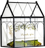 ncyp glass terrarium with lid for cacti, moss, main product view