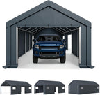 phi villa 13x24ft portable garage carport, car tents, main product view