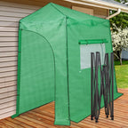 eagle peak 9x4 easy setup pop up greenhouse shown in use
