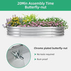 Raised Garden Bed (1, 8×4×1ft)