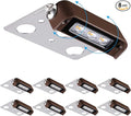LEONLITE 8-Pack Premium Series 4 Inch 2W LED Retaining Wall Lights Swivel, Hardscape Lighting Low Voltage, LED Landscape Lights, 12V Hardscape Paver Light, Outdoor Step Light, 5000K Daylight, ETL