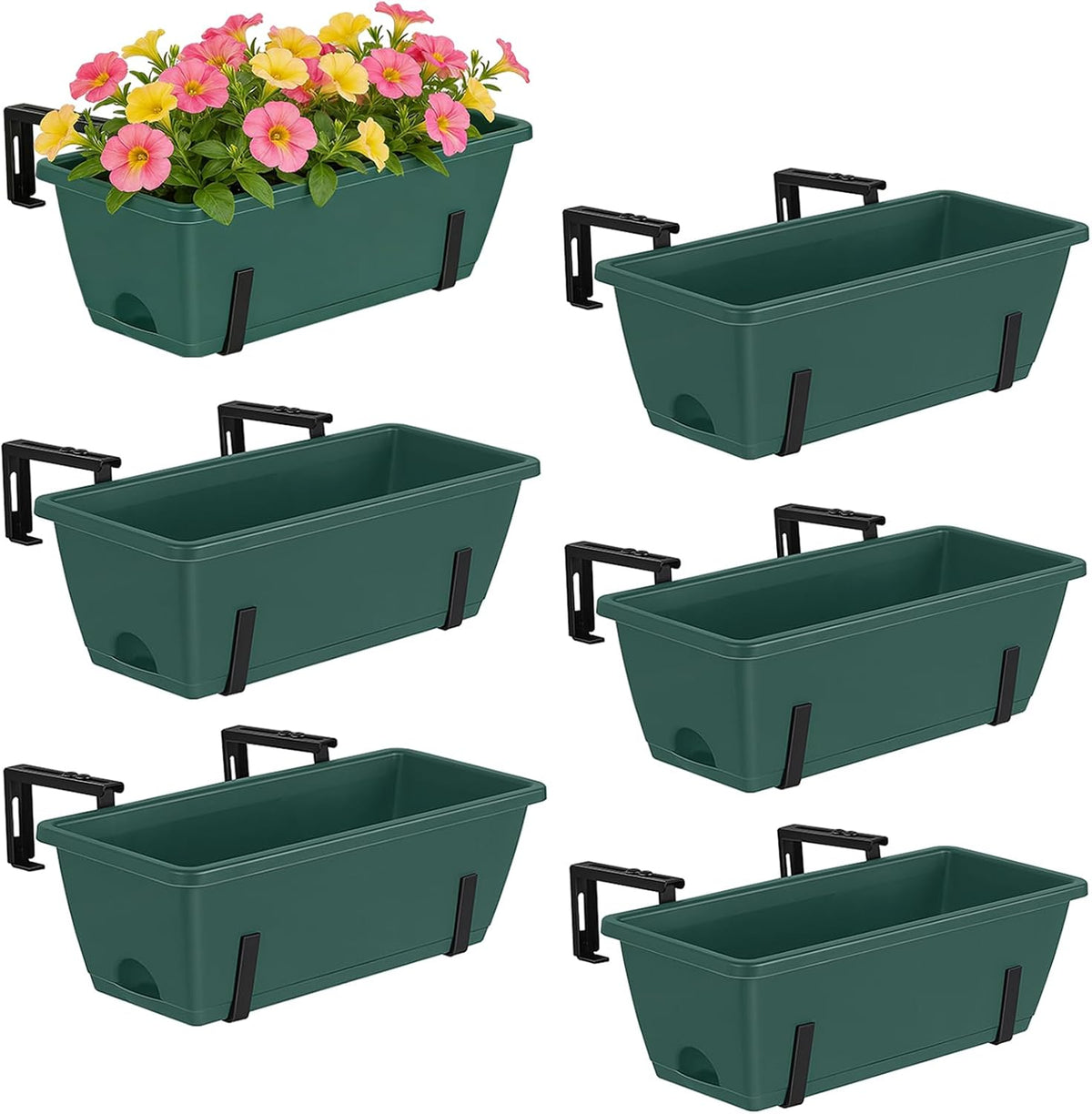 caduke window deck railing planter box for outdoor, main product view