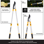 steelhead heavy-duty 27-40" adjustable gear-bypass limb & branch, close-up detail