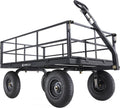 gorilla carts steel utility garden cart, 1200 lb., main product view