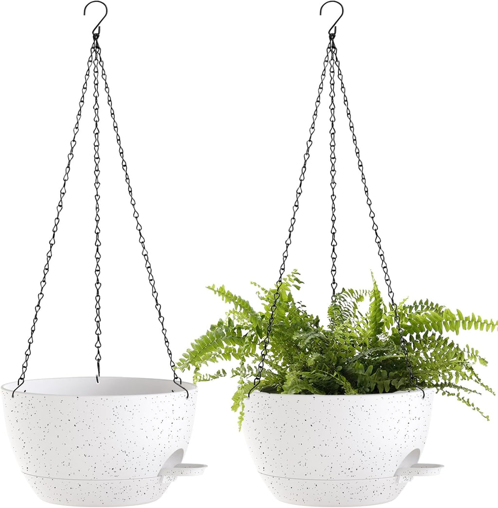 12 inch hanging baskets 2 pc with chains, main product view