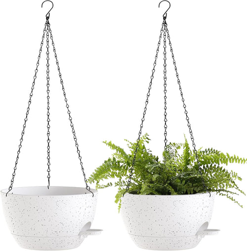 12 inch hanging baskets 2 pc with chains, main product view