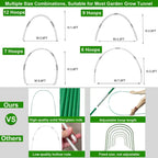plant covers freeze protection kit, 10 x 30ft, side view