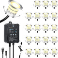 dimmable led deck lights with timer and photocell, main product view