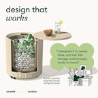Veradek Outdoor Cooler Side Table - 2 in 1 - Designed for use as Outdoor Side Table, Patio Decor and Ice Chest
