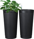 fency self watering tall planters set of 2, main product view