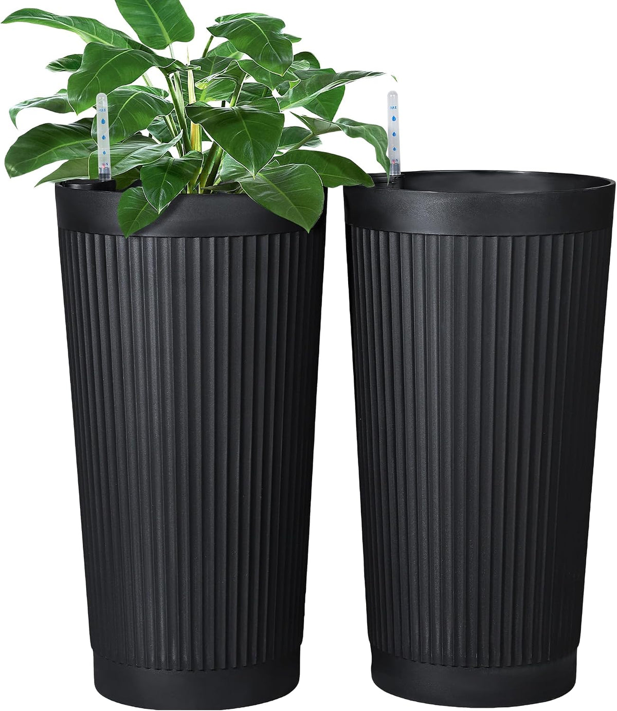 fency self watering tall planters set of 2, main product view
