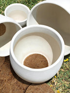 LE TAUCI Coconut Coir Drainage Mesh Pads for Flower Pots, Pre-Cut 2 Inch Pot Hole Covers to Prevent Soil Loss, Natural Coir Fiber Liners for Indoor & Outdoor Planters, 10 Pack