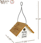 Wild Wings WWLH2-DECO Farmhouse Wren House, White