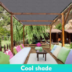 90% Shade Cloth Sun Shade Fabric Privacy Screen Shade Cover for Patio Garden Pergola Shade Cover Canopy with Gromments