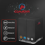 Comnova IBC Tote Cover 275 Gallon - 600D Water Tank Cover for IBC Container with Zipper, Heavy Duty & Waterproof Protective Covers Fit for Outdoor 1000L Garden Water Tank, All-Weather Protection