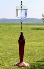 Nectar Protector 18 oz Clear Ant Moat for Bird Feeders | See-Through Bowl Shows Water Level at a Glance - 18 oz Ant Moat Hangs Between Hook and Feeder to Protect Nectar