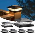 aponuo solar post cap lights 6 pack for, main product view