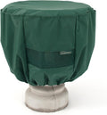 Covermates Classic Bird Bath Cover – 24 Diameter x 18H, Green | Water-resistant protection, 12-gauge vinyl, elastic hem, mesh vent, 2-year warranty