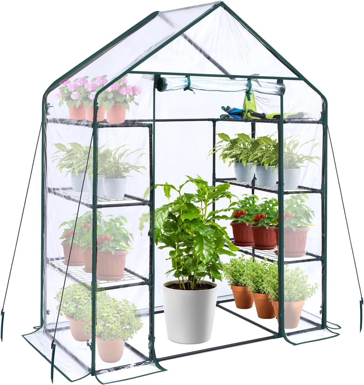 ohuhu small greenhouse for outdoors: 4 tiers 6, main product view