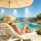 thiswing 100 ft dual-line misting cooling system with, main product view