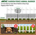 mixc 30 pack animal barrier fence, 42.5ft x, close-up detail