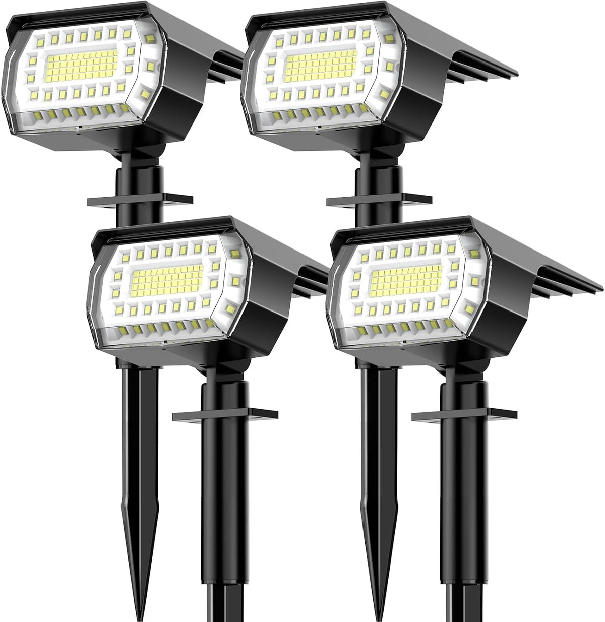 lansow solar spot lights outdoor ip67 waterproof, 4, main product view