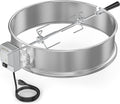 onlyfire Stainless Steel Rotisserie Ring Kit for Weber 22" Kettle Grills | Turns Your Kettle Into A Chicken Roaster