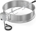 onlyfire Stainless Steel Rotisserie Ring Kit for Weber 22" Kettle Grills | Turns Your Kettle Into A Chicken Roaster