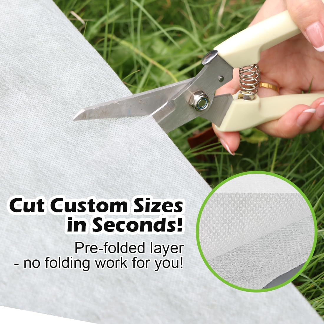 frost blanket for outdoor plants, plant covers freeze, side view