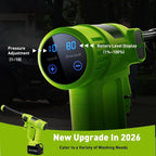 cordless car washer, 1100psi, portable cleaning tool with, close-up detail