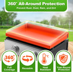 LOPNUR Full Coverage Silicone Grill Cover for Blackstone Griddle, 22 Inch | Food-Grade Heavy-Duty Silicone Griddle Mat for Blackstone Grill, Protects Outdoor Grill from Dust, Rust, and Debris All Year